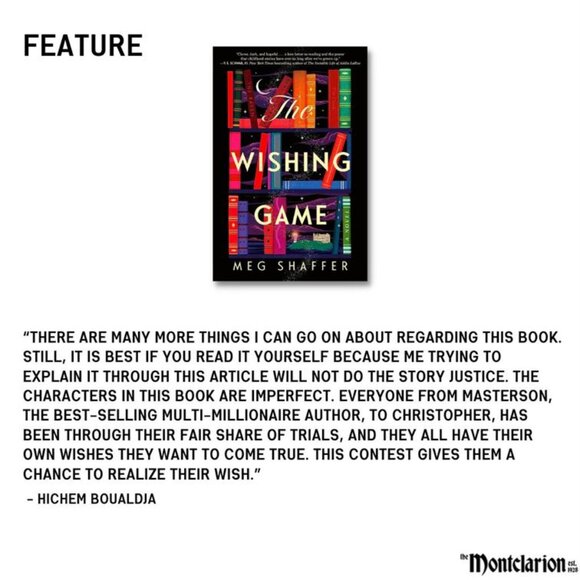 The Wishing Game- Meg Shaffer- BOTM- BRAND NEW COPY- Never Opened! BOTY FINALIST - Picture 9 of 16